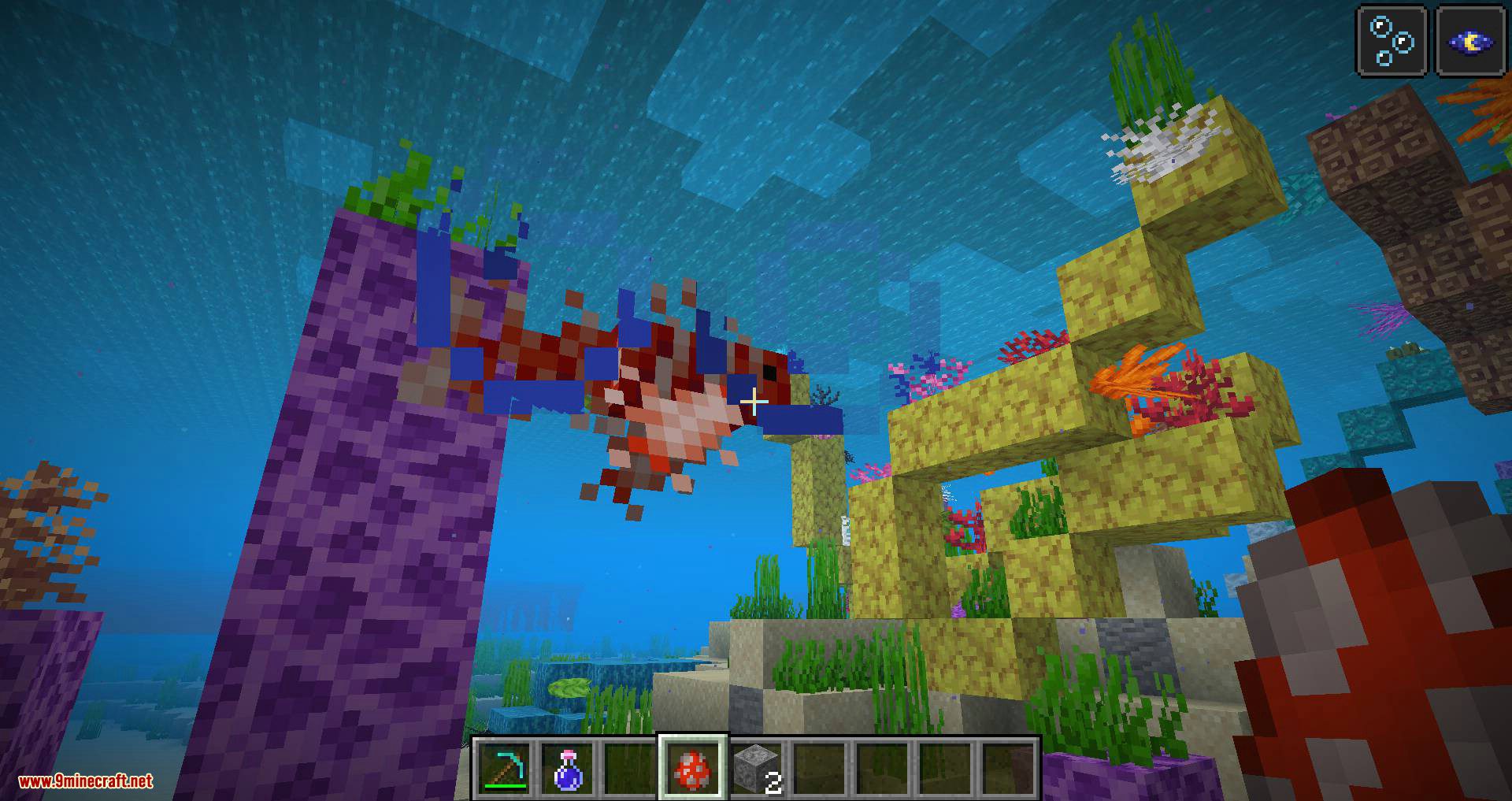 Minecraft Fish Update Upgrade Aquatic Mod (1.20.1, 1.19.2) - New Fish, Sea Monsters And More ...