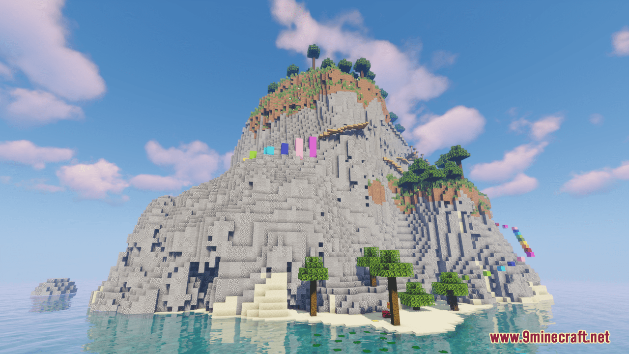 Parkour Island Map (1.21.3, 1.20.1) - A Spiraling Challenge - Aadhu.com