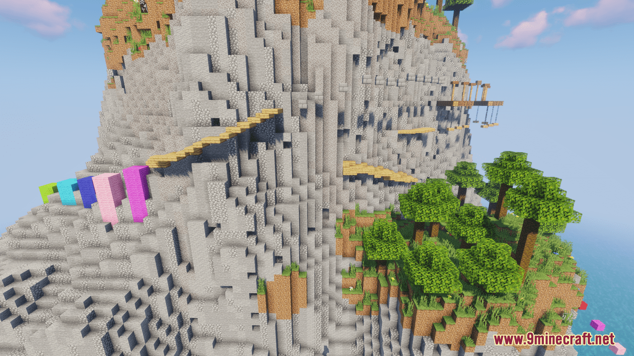 Parkour Island Map (1.21.3, 1.20.1) - A Spiraling Challenge - Aadhu.com