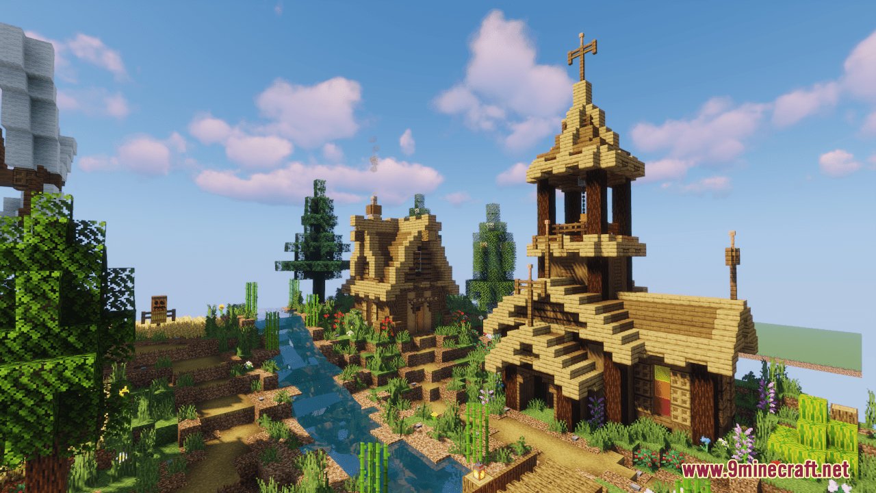 Village On The Hills Map (1.21.3, 1.20.1) - Hillside Haven - Aadhu.com
