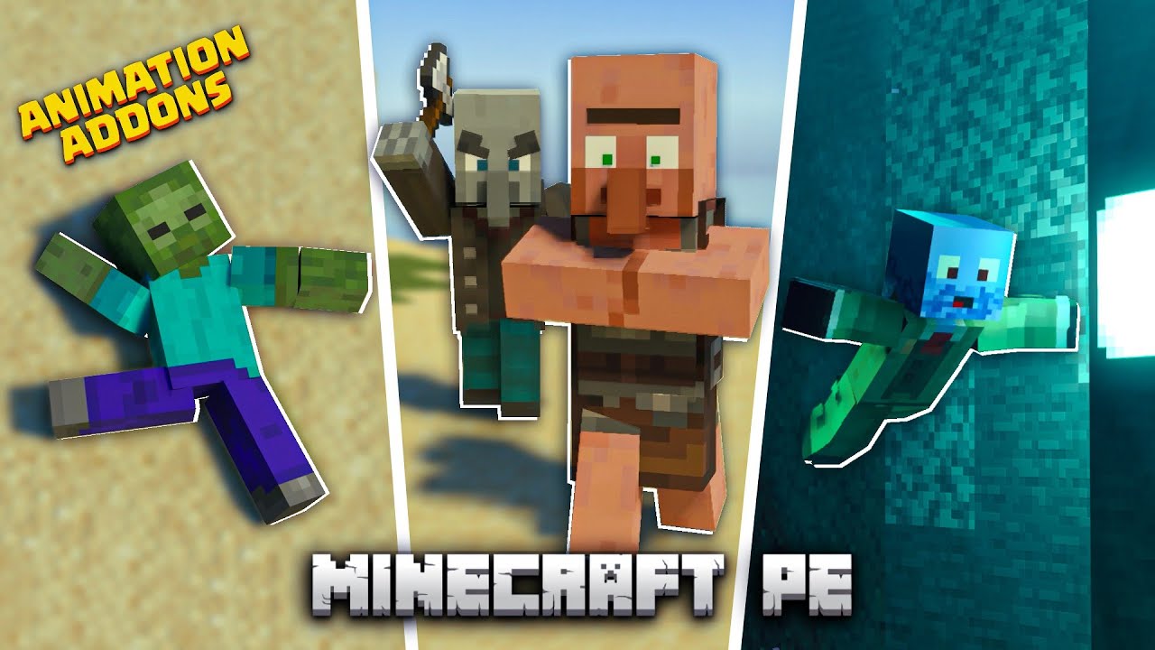 AnimationPlus Resource Pack (1.20, 1.19) - MCPE/Bedrock - Aadhu.com
