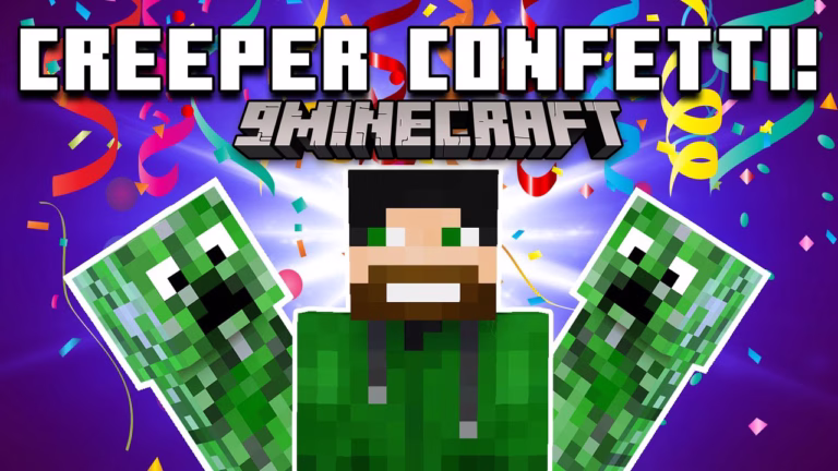 Creeper confetti mod (1. 19. 4, 1. 18. 2) – rainbow explosions