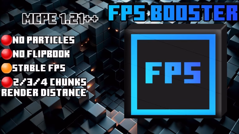 Fps booster pack (1. 21, 1. 20) – mcpe/bedrock
