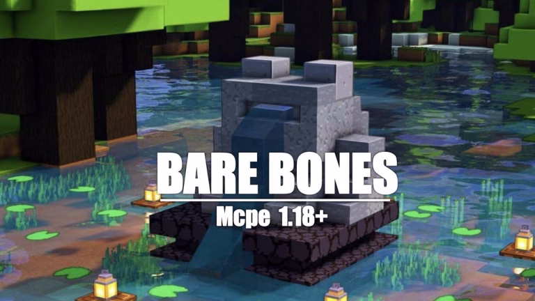 Bare bones texture pack (1. 19, 1. 18) for mcpe/bedrock edition