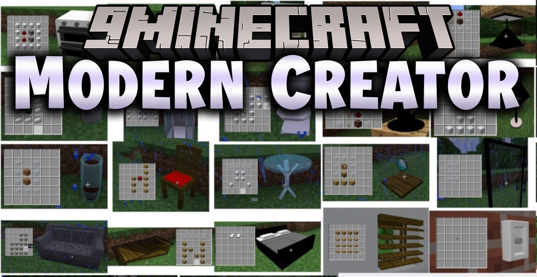 Modern Creator Mod (1.20.1, 1.19.2) - 3D Model Furniture - Aadhu.com
