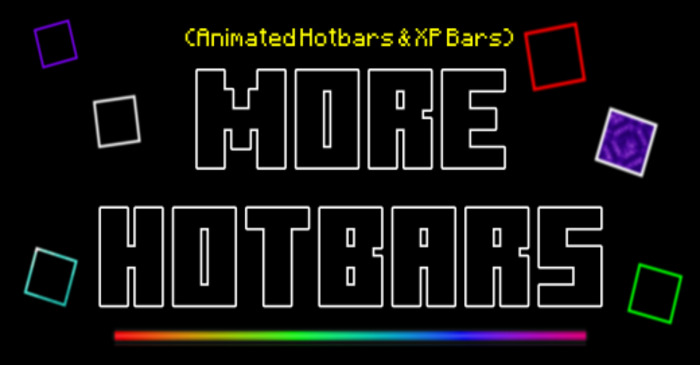 More hotbars texture pack 121 120 mcpebedrock