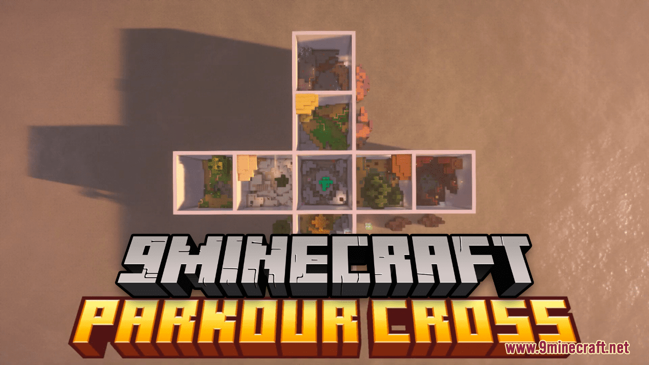 Parkour Cross Map (1.21.3, 1.20.1) - Jump Through The Cross - Aadhu.com