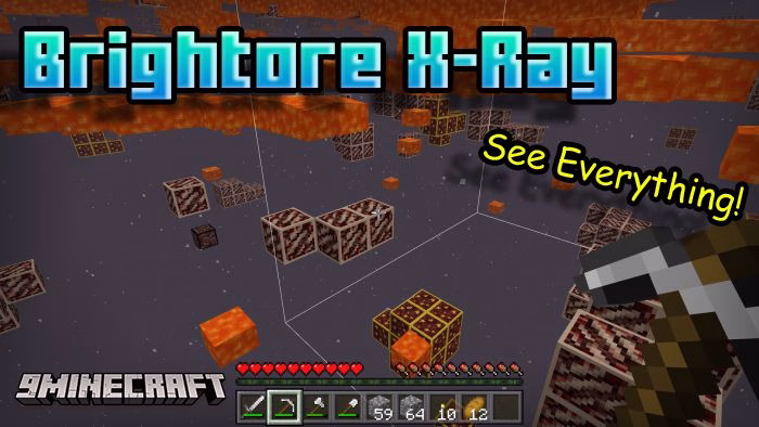 Brightore x-ray (1. 20, 1. 19) – mcpe/bedrock full bright xray