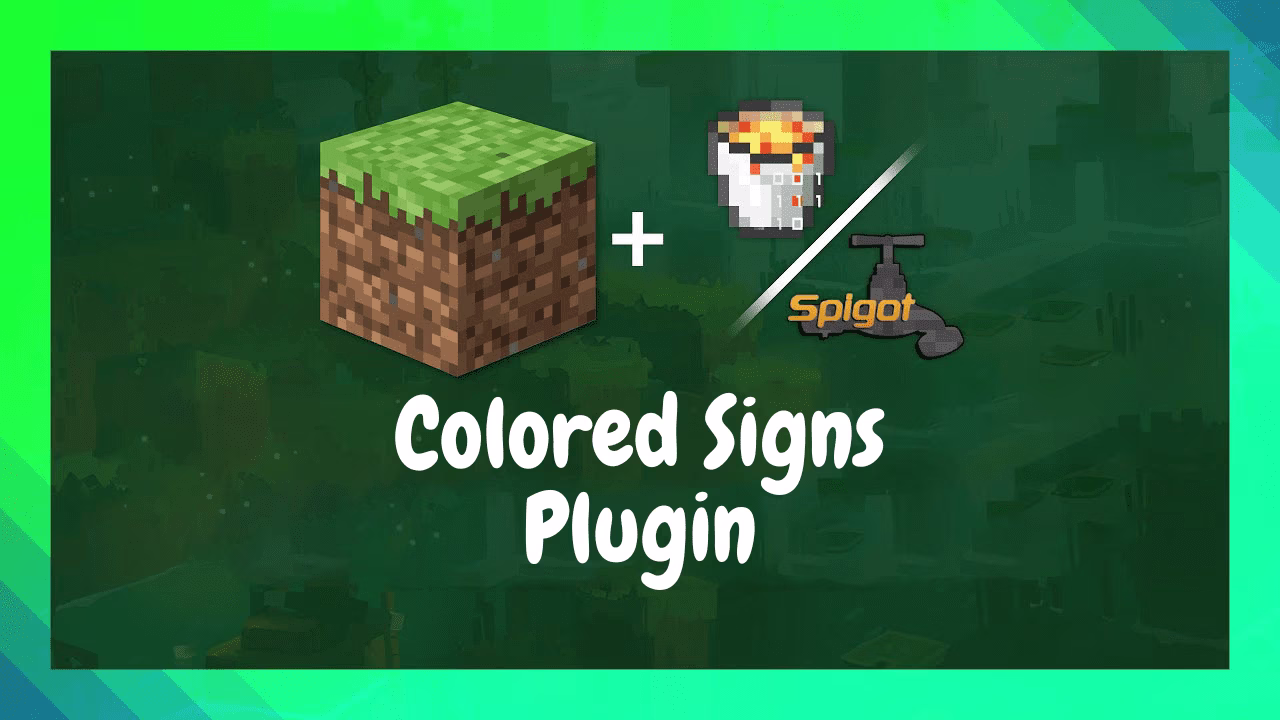 Colored signs plugin (1. 20. 1, 1. 19. 4) – spigot