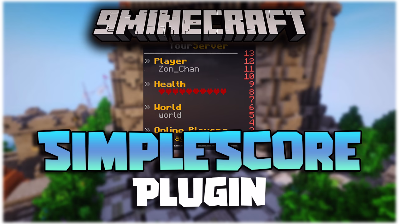 Simplescore plugin (1. 20. 6, 1. 20. 1) – a simple animated scoreboard plugin