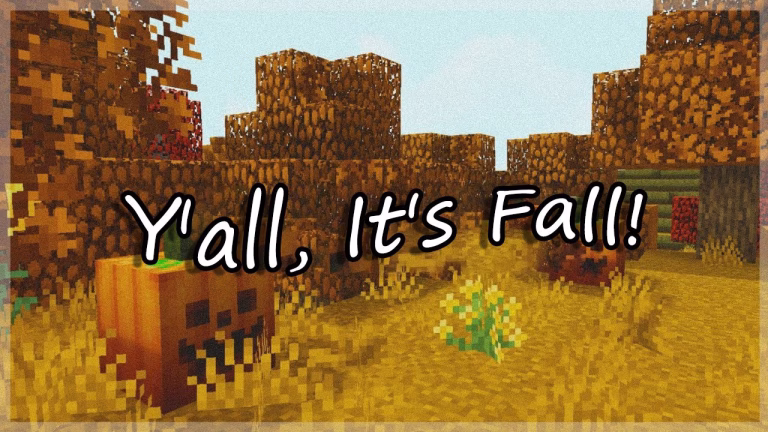 Y’all, it’s fall! Texture pack (1. 20, 1. 19) – mcpe/bedrock