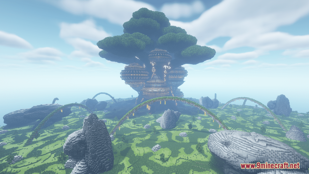 Treehouse Map (1.21.4, 1.20.1) - Arboreal Marvel 55 1733001361 961 treehouse map 1214 1201 arboreal marvel