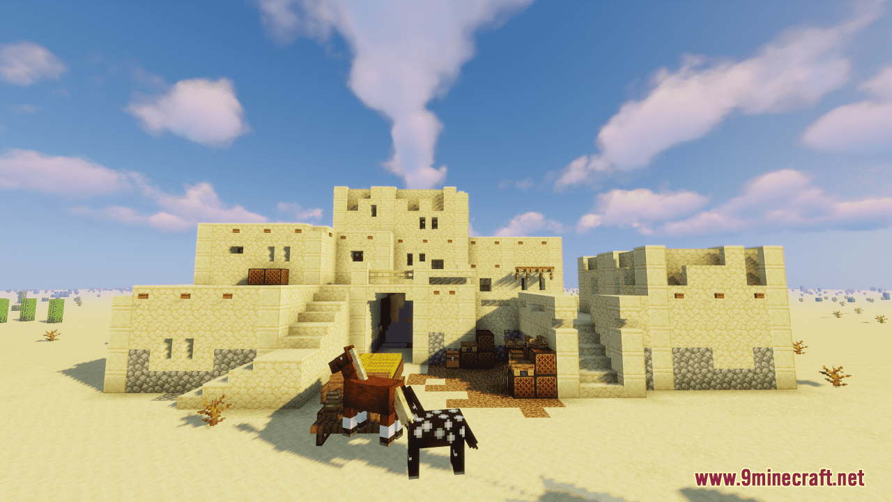 Arab Village Map (1.21.4, 1.20.1) - Arabesque Oasis 47 1733081649 39 arab village map 1214 1201 arabesque oasis