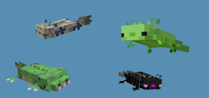 Better Axolotls Texture Pack (1.19) - Mcpe/Bedrock 48 1733111309 360 better axolotls texture pack 119 mcpebedrock