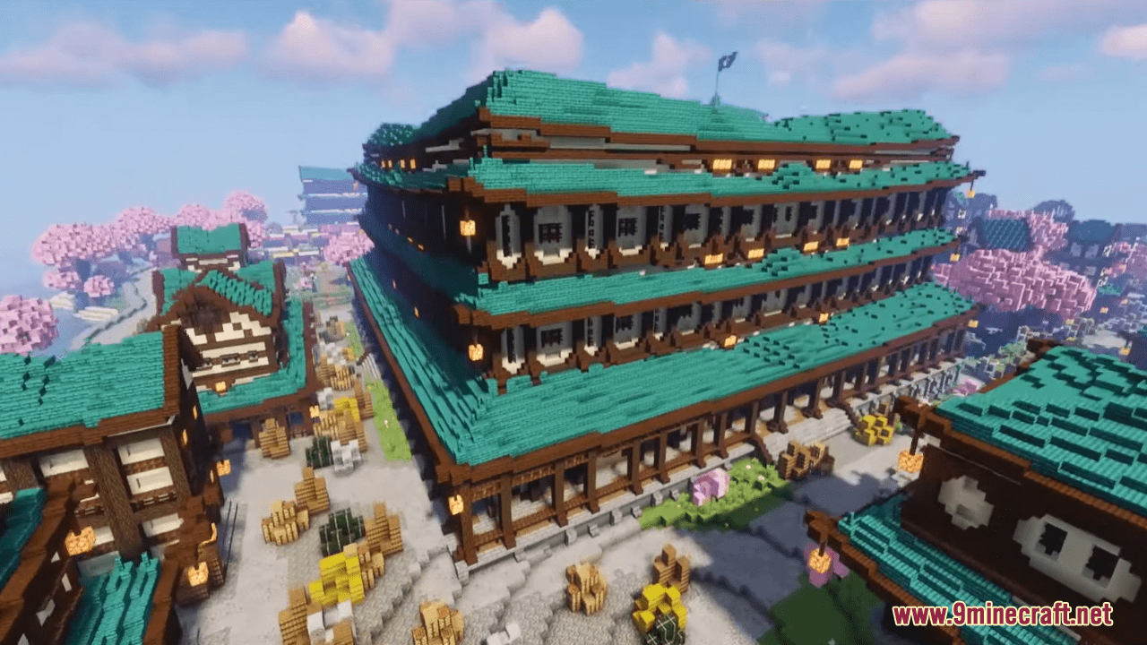 Japanese City Map (1.21.4, 1.20.1) - City On Custom Island 51 1733292737 535 japanese city map 1214 1201 city on custom island