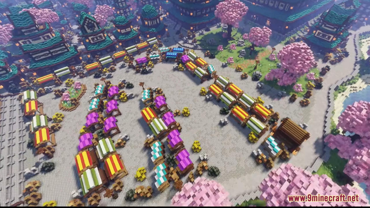 Japanese City Map (1.21.4, 1.20.1) - City On Custom Island 57 1733292739 985 japanese city map 1214 1201 city on custom island