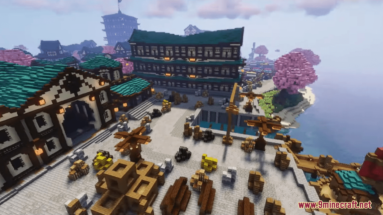 Japanese City Map (1.21.4, 1.20.1) - City On Custom Island 61 1733292741 277 japanese city map 1214 1201 city on custom island