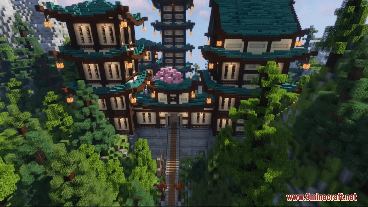Japanese City Map (1.21.4, 1.20.1) - City On Custom Island 65 1733292742 414 japanese city map 1214 1201 city on custom island