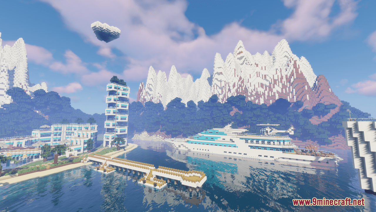 Lilypad City Map (1.21.4, 1.20.1) - Floating City! - Aadhu.com