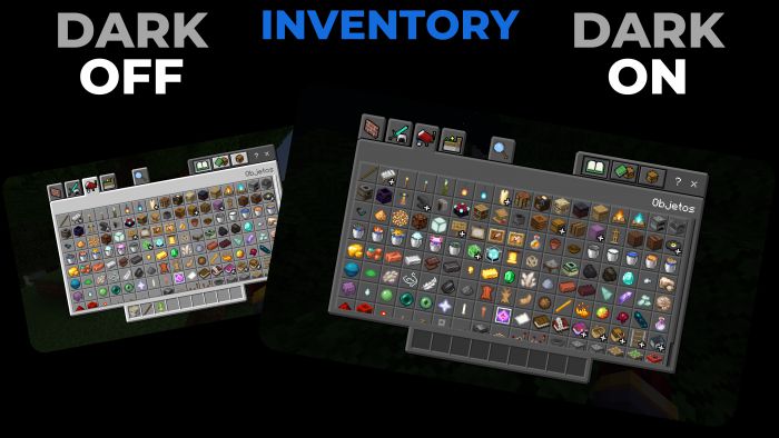 Dark Mode UI Texture Pack (1.19) - MCPE/Bedrock - Aadhu.com