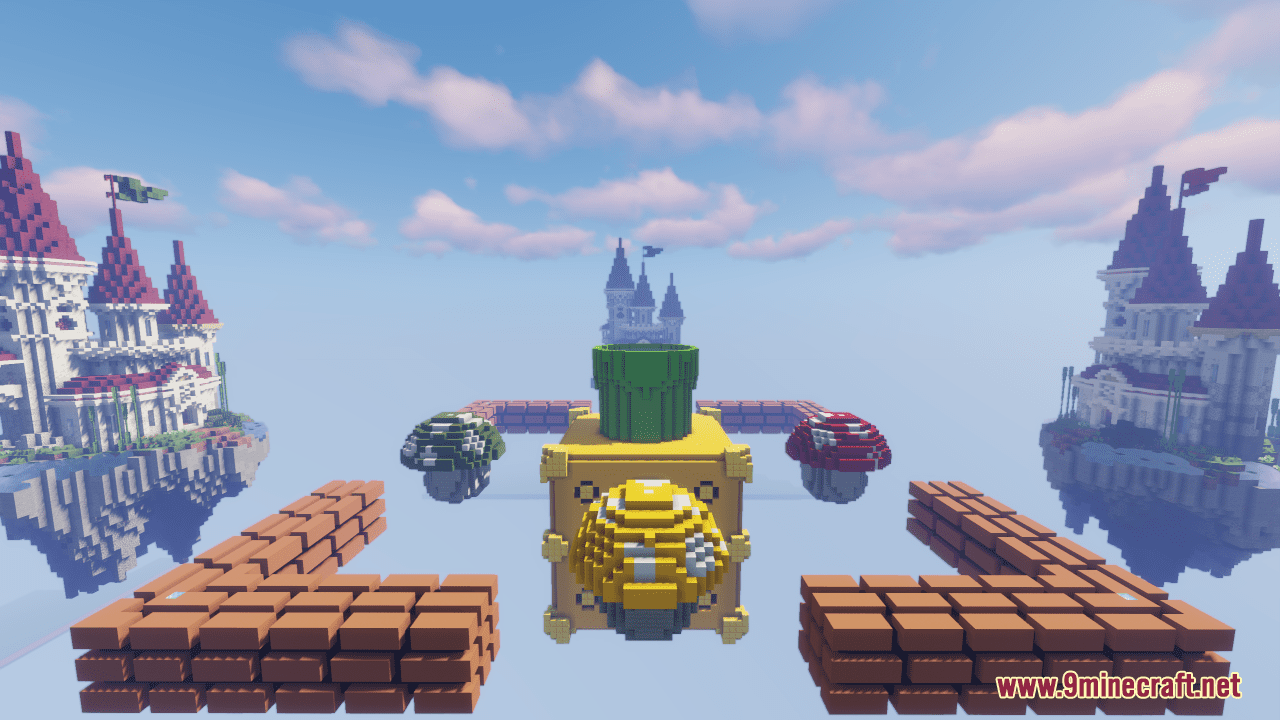 Super Mario BedWars Map (1.21.4, 1.20.1) - 4x4 Map - Aadhu.com