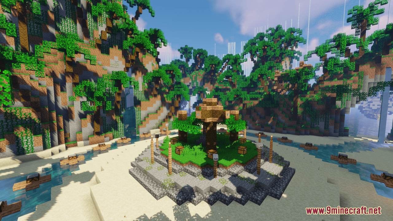 Breeze Island 2 Map (1.21.4, 1.20.1) - Survival Games Map - Aadhu.com
