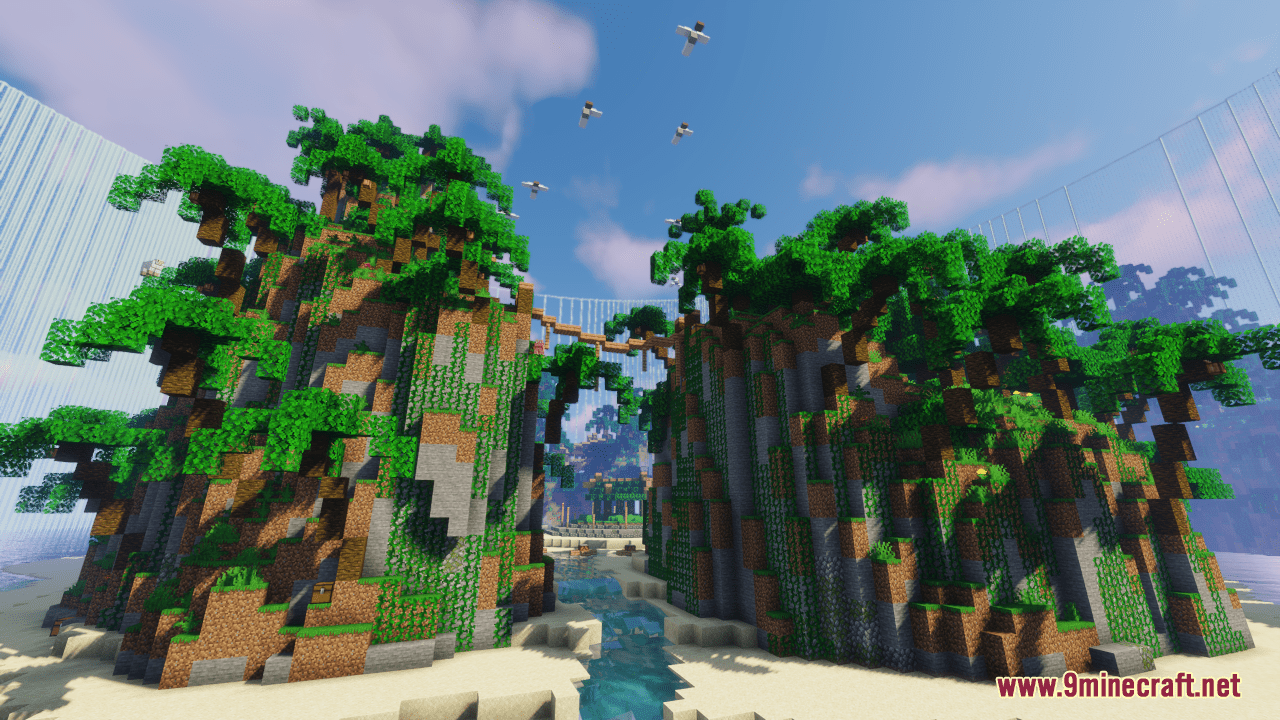 Breeze Island 2 Map (1.21.4, 1.20.1) - Survival Games Map - Aadhu.com
