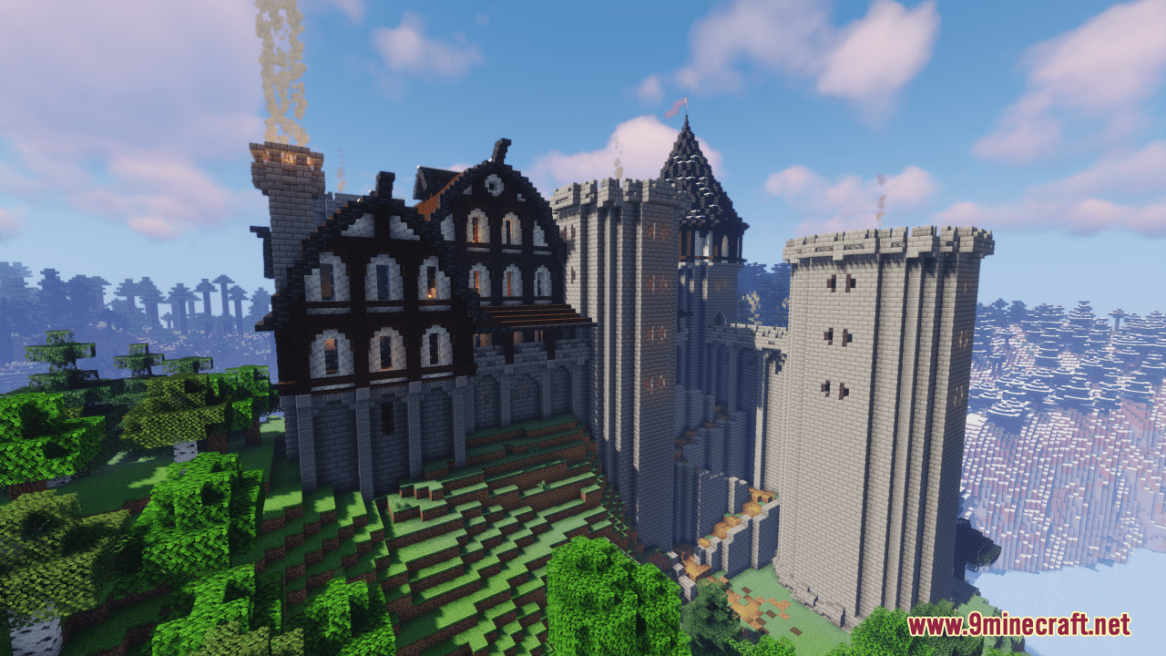 Dark Oak Castle Map (1.20.4, 1.19.4) - Shadowed Majesty - Aadhu.com