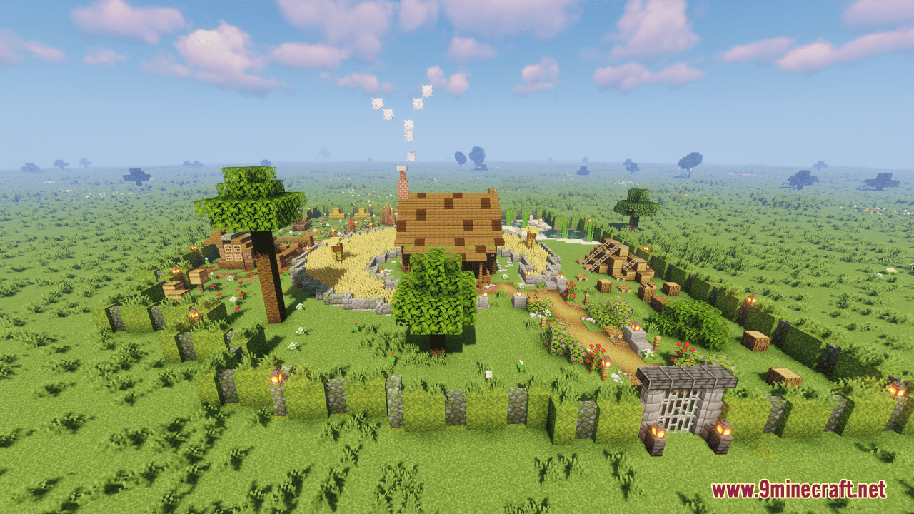 Moon Shaped Farm Map (1.20.4, 1.19.4) - Lunar Harvest 47 1734268265 761 moon shaped farm map 1204 1194 lunar harvest