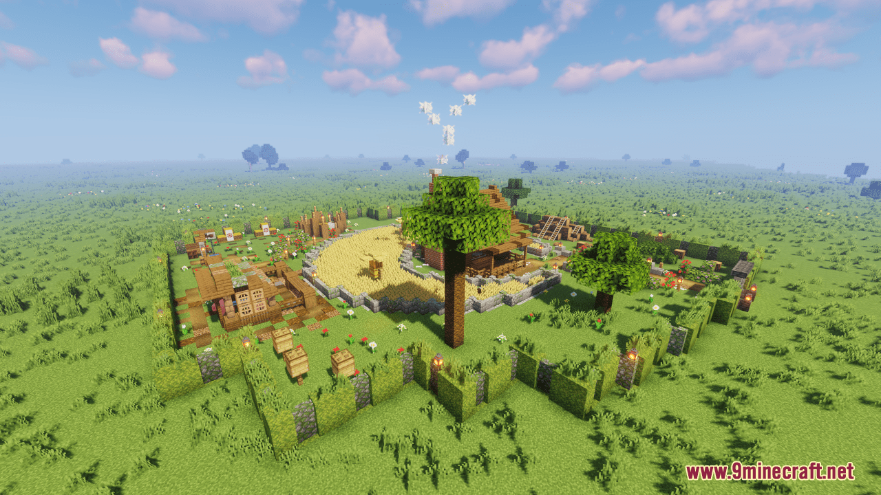 Moon Shaped Farm Map (1.20.4, 1.19.4) - Lunar Harvest 49 1734268266 811 moon shaped farm map 1204 1194 lunar harvest
