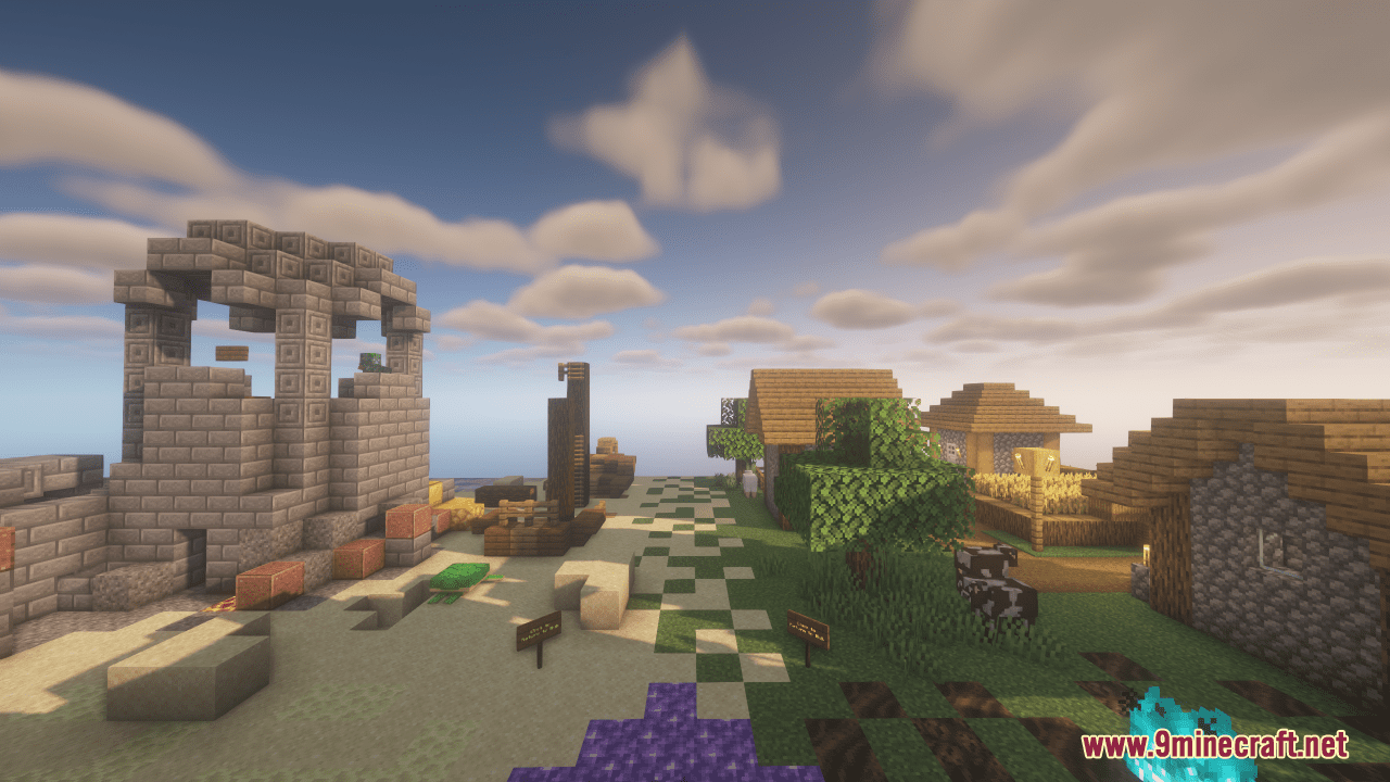 Minigames World Map (1.21.4, 1.20.1) - Minigame Dream Land - Aadhu.com