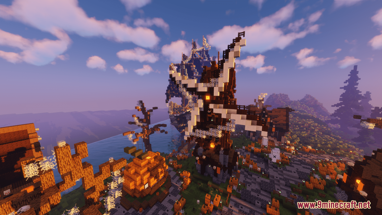 Halloween Spawn Town Map (1.20.4, 1.19.4) - Spooky Exploration - Aadhu.com