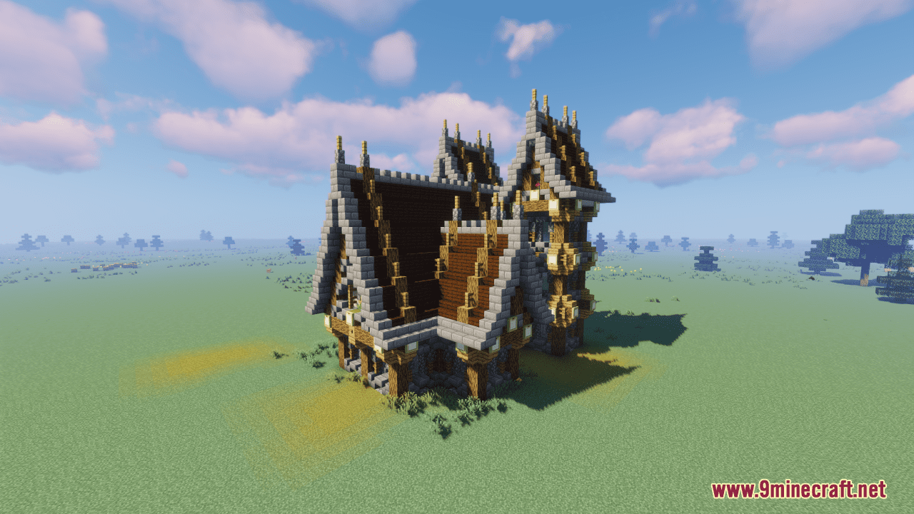 Medieval House 3 Map (1.21.4, 1.20.1) - Timeless Architectural Treasure 57 1735040037 133 medieval house 3 map 1214 1201 timeless architectural treasure
