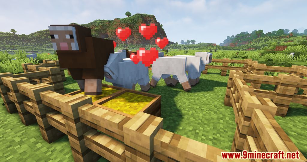 Animal Feeding Trough Mod (1.21.4, 1.20.1) - A New Item That Helps You In Feeding 68 1735120512 121 animal feeding trough mod 1214 1201 a new item