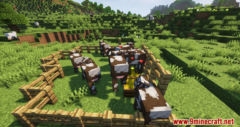 Animal Feeding Trough Mod (1.21.4, 1.20.1) - A New Item That Helps You In Feeding 72 1735120513 421 animal feeding trough mod 1214 1201 a new item