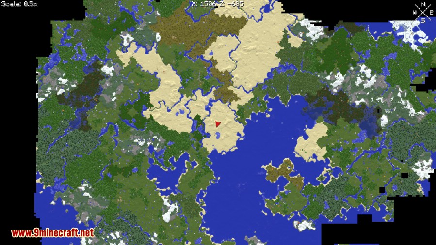 Xaero'S World Map Mod (1.21.4, 1.20.1) - Trace Your Footsteps 29 World map mod 4