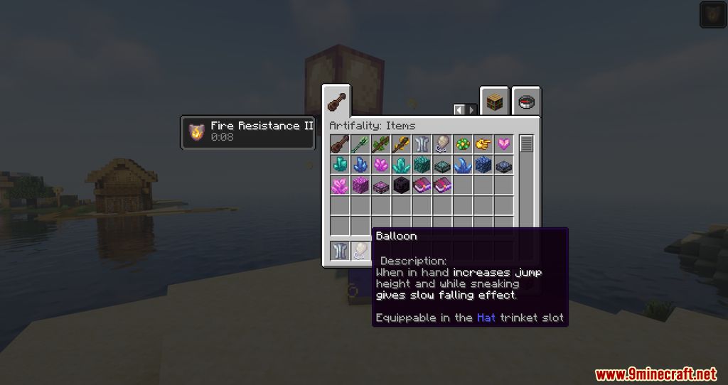 Artifality Mod (1.20.1) - Collection Of New Unique Artifacts 89 Artifality mod screenshots 10