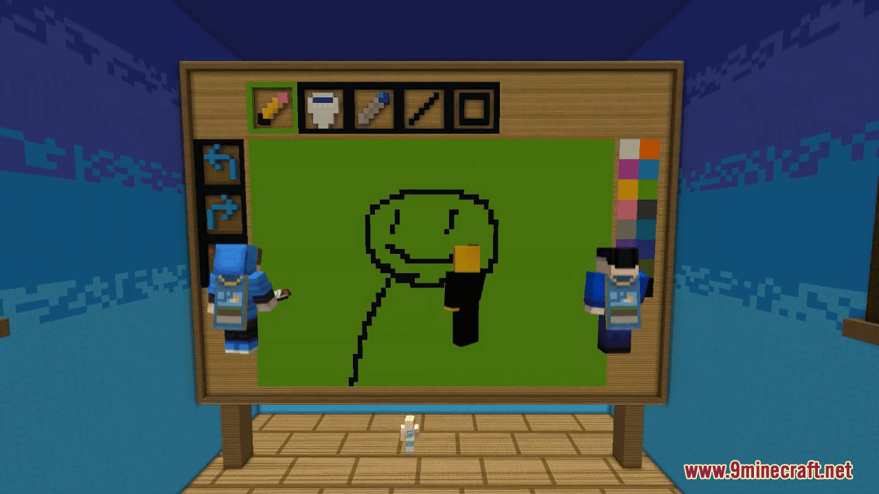 Guess My Drawing Map (1.21.4, 1.20.1) - Multiplayer Word-Guessing Extravaganza 59 1735382753 383 guess my drawing map 1214 1201 multiplayer word guessing