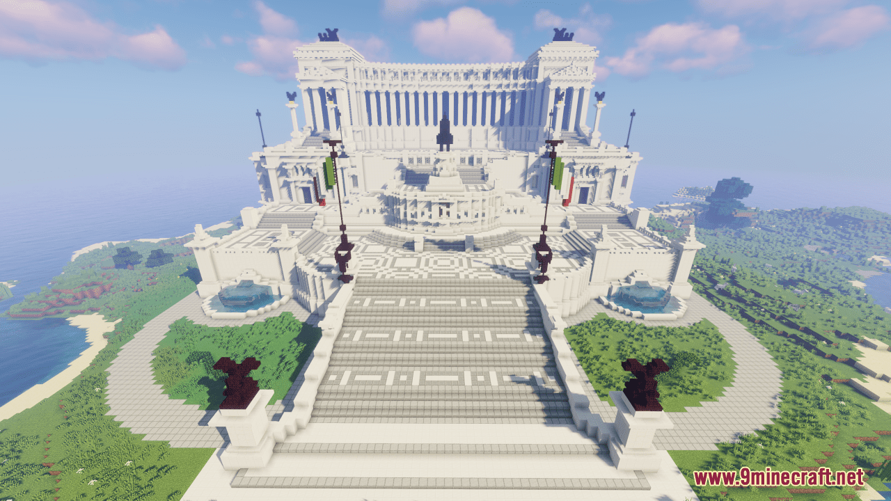 Altare Della Patria Map (1.21.4, 1.20.1) - Tribute To Italian Heritage 60 1735491999 255 altare della patria map 1214 1201 tribute to italian