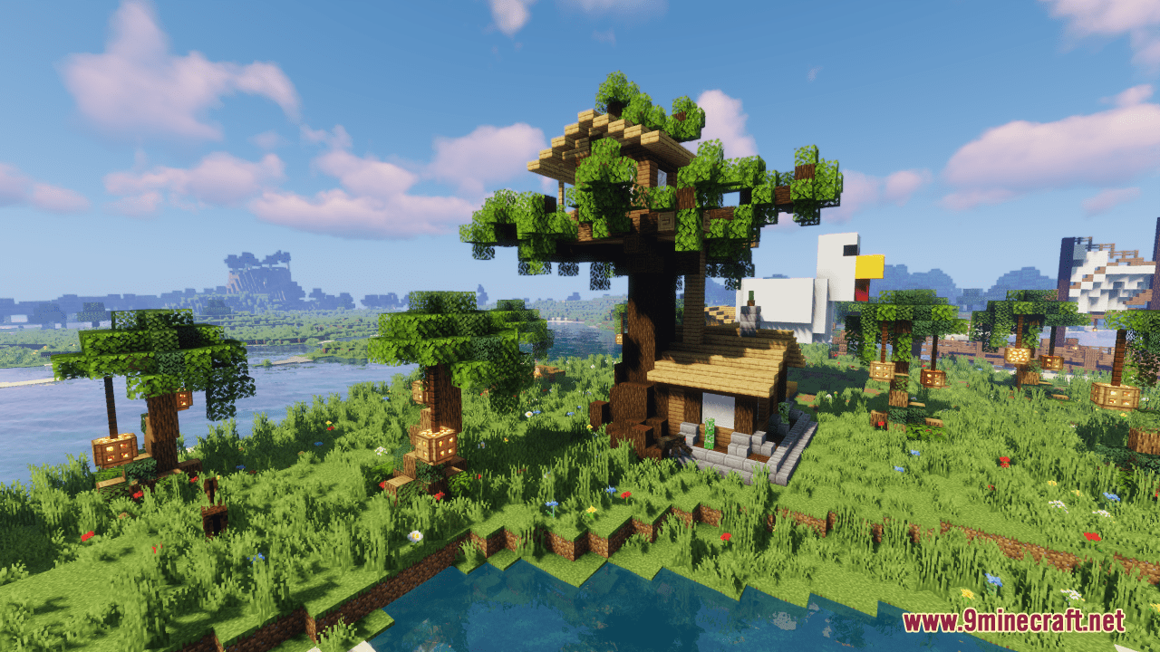 Survival Chicken Island Map (1.21.4, 1.20.1) - Survival Community 51 1735535808 633 survival chicken island map 1214 1201 survival community