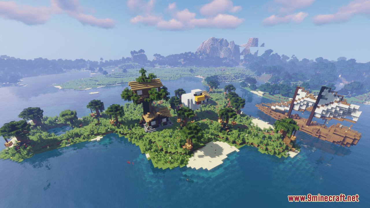 Survival Chicken Island Map (1.21.4, 1.20.1) - Survival Community 59 1735535810 295 survival chicken island map 1214 1201 survival community