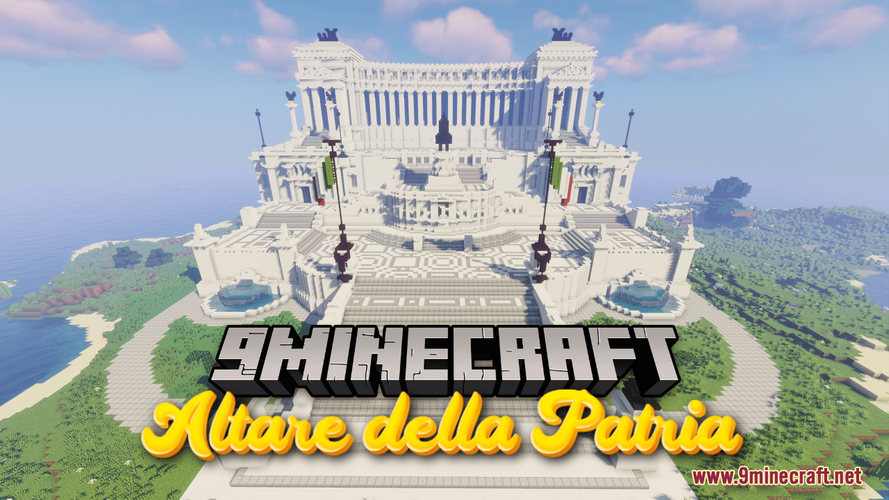 Altare Della Patria Map (1.21.4, 1.20.1) - Tribute To Italian Heritage 46 Altare della patria map 1214 1201 tribute to italian