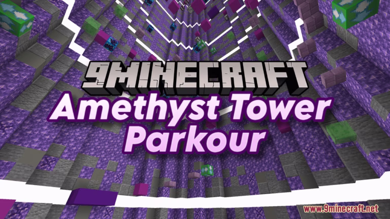 Amethyst tower parkour map (1. 21. 4, 1. 20. 1) – ascend to great heights