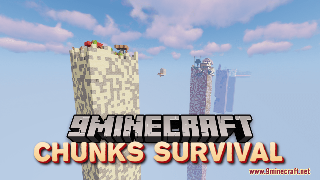 Chunks Survival Map (1.21.4, 1.20.1) - Super Hostile Sky Chunk 49 Chunks survival map 1214 1201 super hostile sky chunk