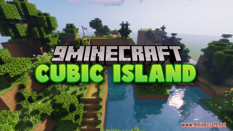 Cubic island map (1. 21. 4, 1. 20. 1) – a tranquil environmental lobby