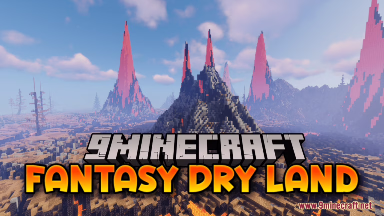 Fantasy dry land map (1. 21. 4, 1. 20. 1) – volcano like landscape