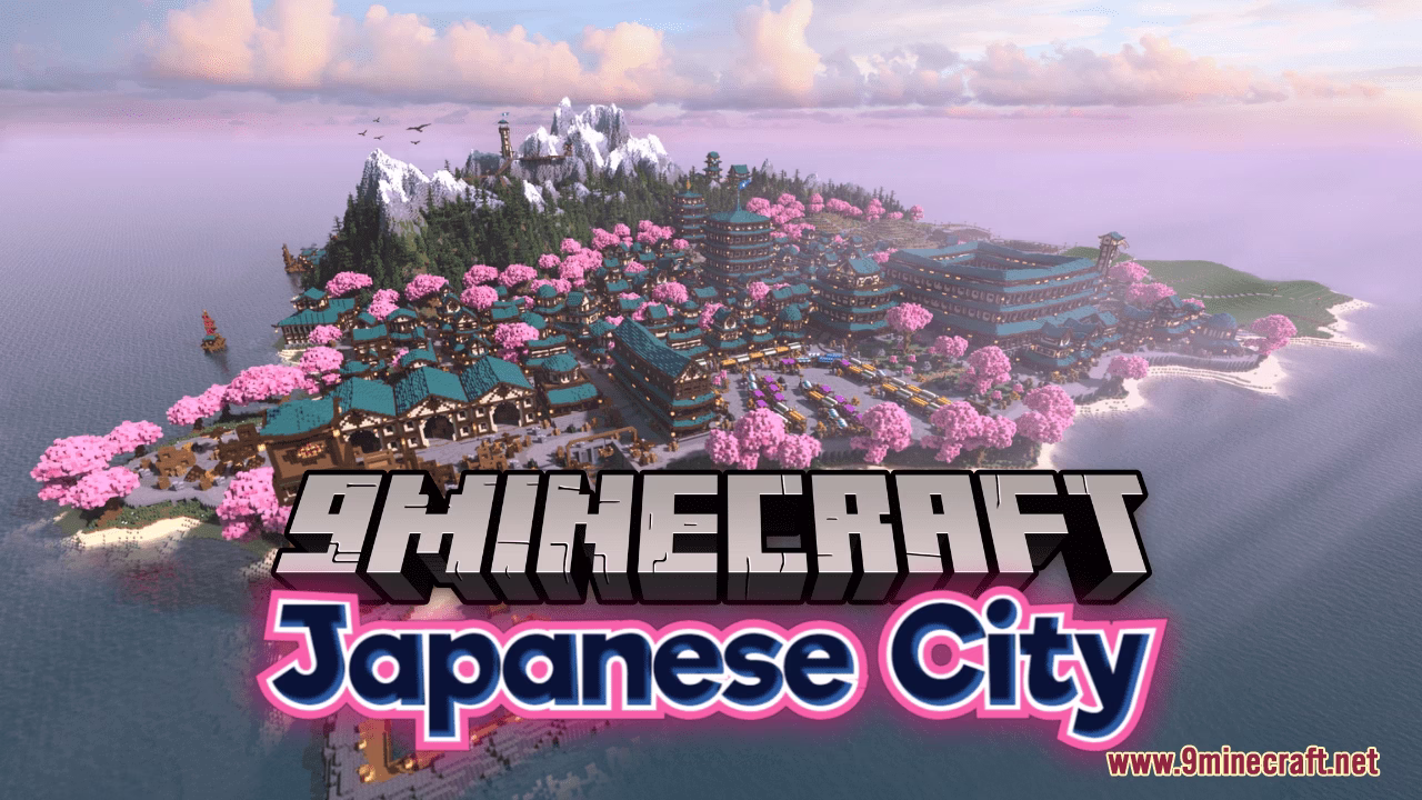 Japanese City Map (1.21.4, 1.20.1) – City On Custom Island Japanese city map (1. 21. 4, 1. 20. 1) – city on custom island