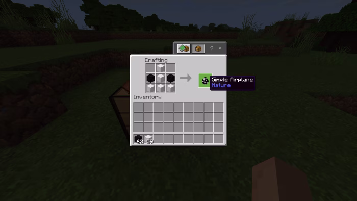 Mcpe/bedrock simple airplane add-on