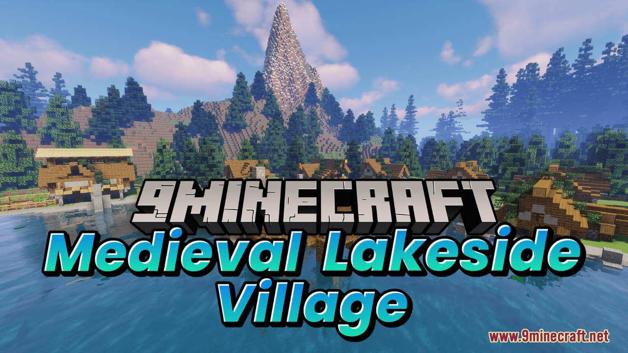 Medieval Lakeside Village Map (1.21.4, 1.20.1) – Picturesque Creation