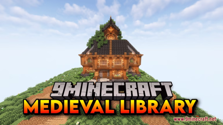 Medieval library map (1. 21. 4, 1. 20. 1) – enchanting adventures